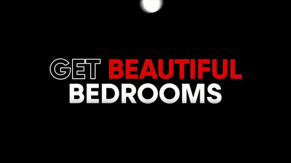 Rooms to Go Beautiful Bedrooms: Modern Upholstered Bed