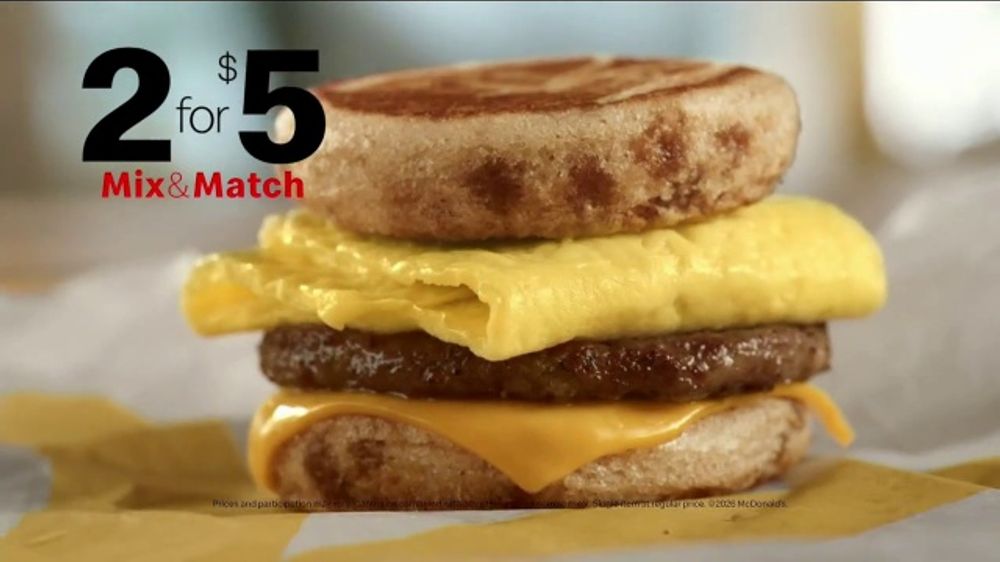 McDonald´s Both Hands: Mix and Match Two for $5 (2026)