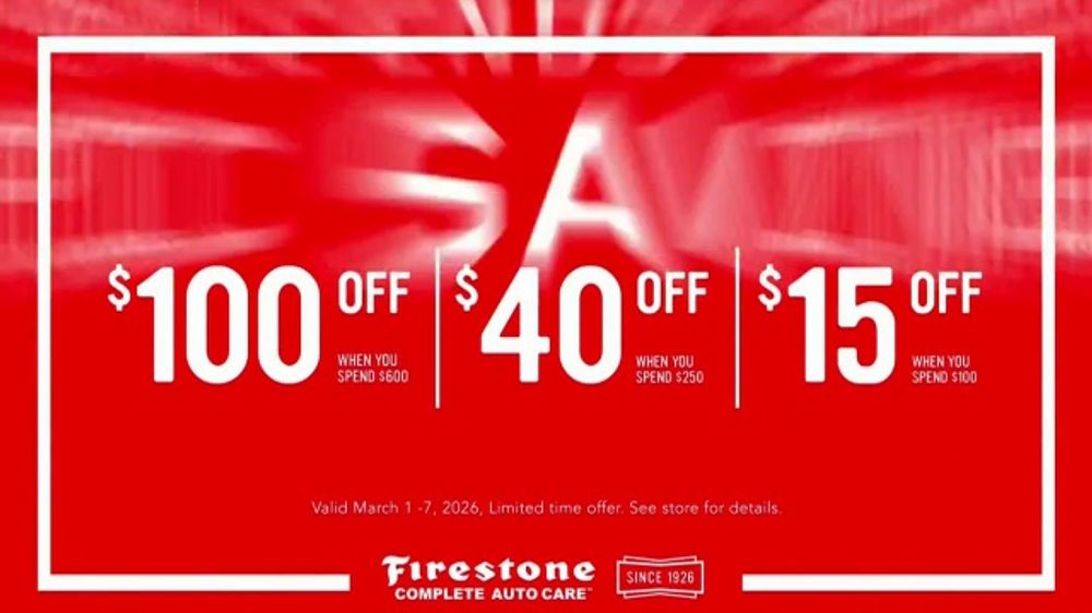Firestone Epic Savings Event (2026)