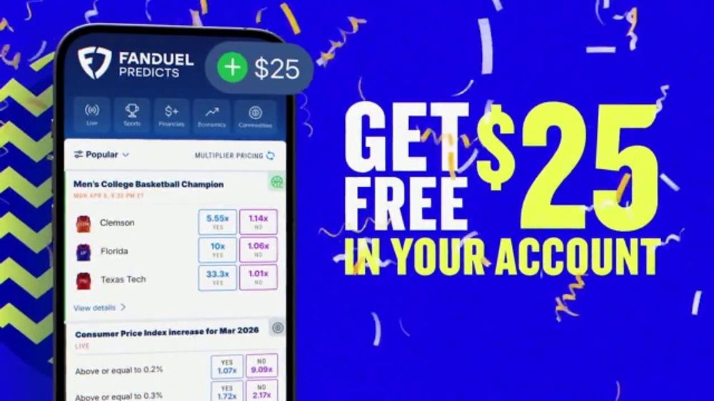 FanDuel March Madness Begins: $25 (2026)