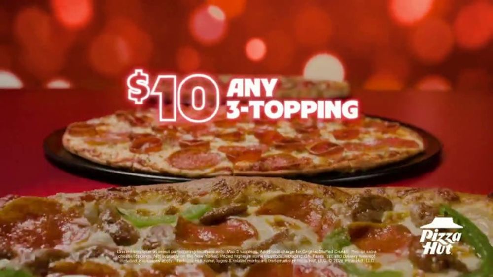 Pizza Hut March Madness: $10 Large Any Three Toppings: Your Choice + 2026