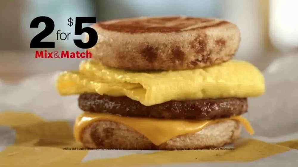 McDonald´s Quick Morning Wins: Two for $5 Mix and Match – 2026