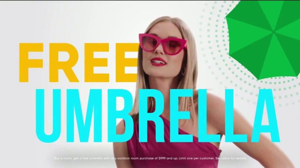 Rooms to Go Patio Anniversary Sale “The Free Umbrella Is Back” – 2026