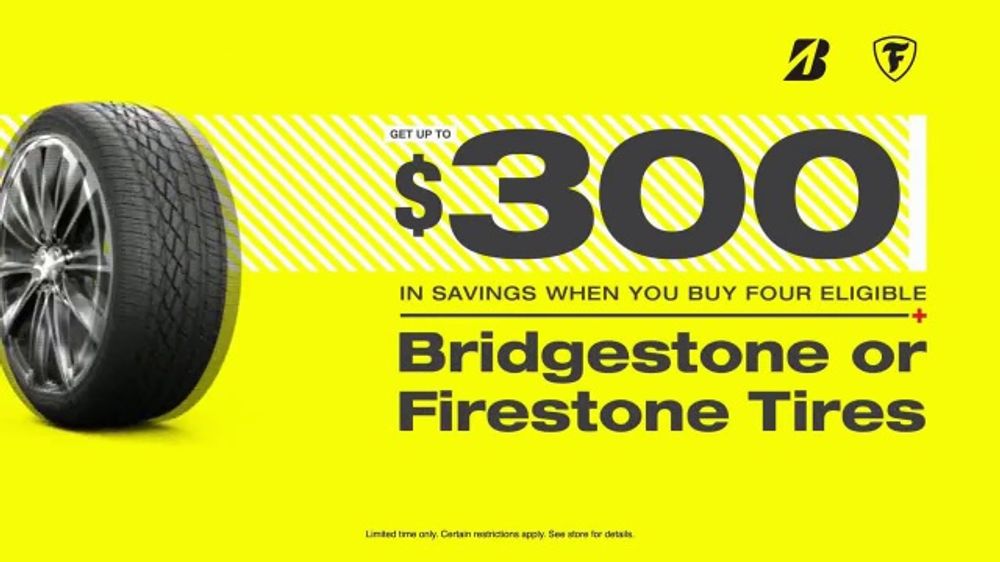 Tires Plus Stores Spring Tire Spectacular: $300 Off Bridgestone and Firestone + 2026