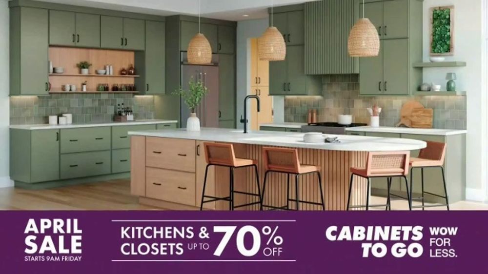 Cabinets To Go Annual Clearance Event: April Sale: Custom Stock Cabinets – 2026
