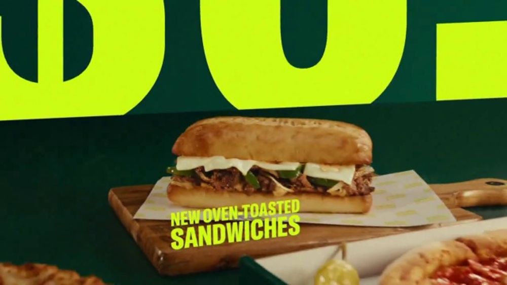 Papa John´s Oven-Toasted Sandwiches – 2026 – “Pairings Menu: $6.99 Each”