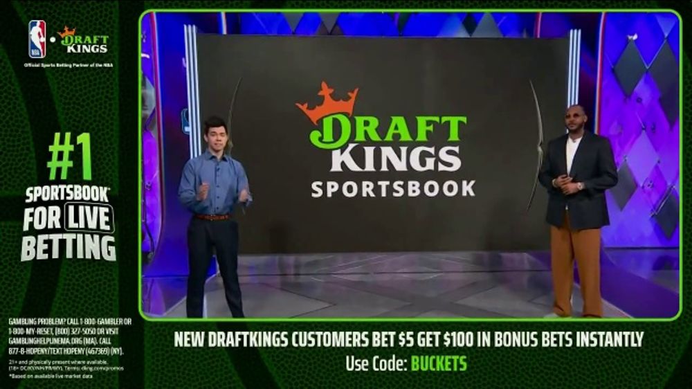 DraftKings Sportsbook – “NBA Playoffs Are Back: Bet $5, Get $100” ft. Carmelo Anthony – 2026