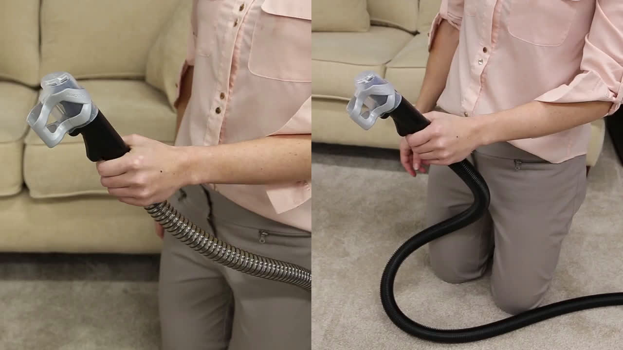 BISSELL How to Use the HydroRinse™ Self Cleaning Hose Tool Ad