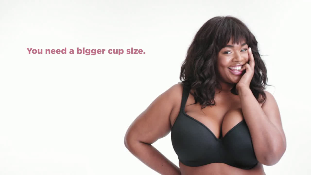 Lane Bryant Double Boob Cacique Bra Guide Ad Commercial on TV 2018.