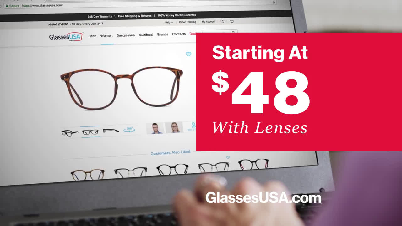 GlassesUSA.com You Need New Glasses Ad Commercial on TV