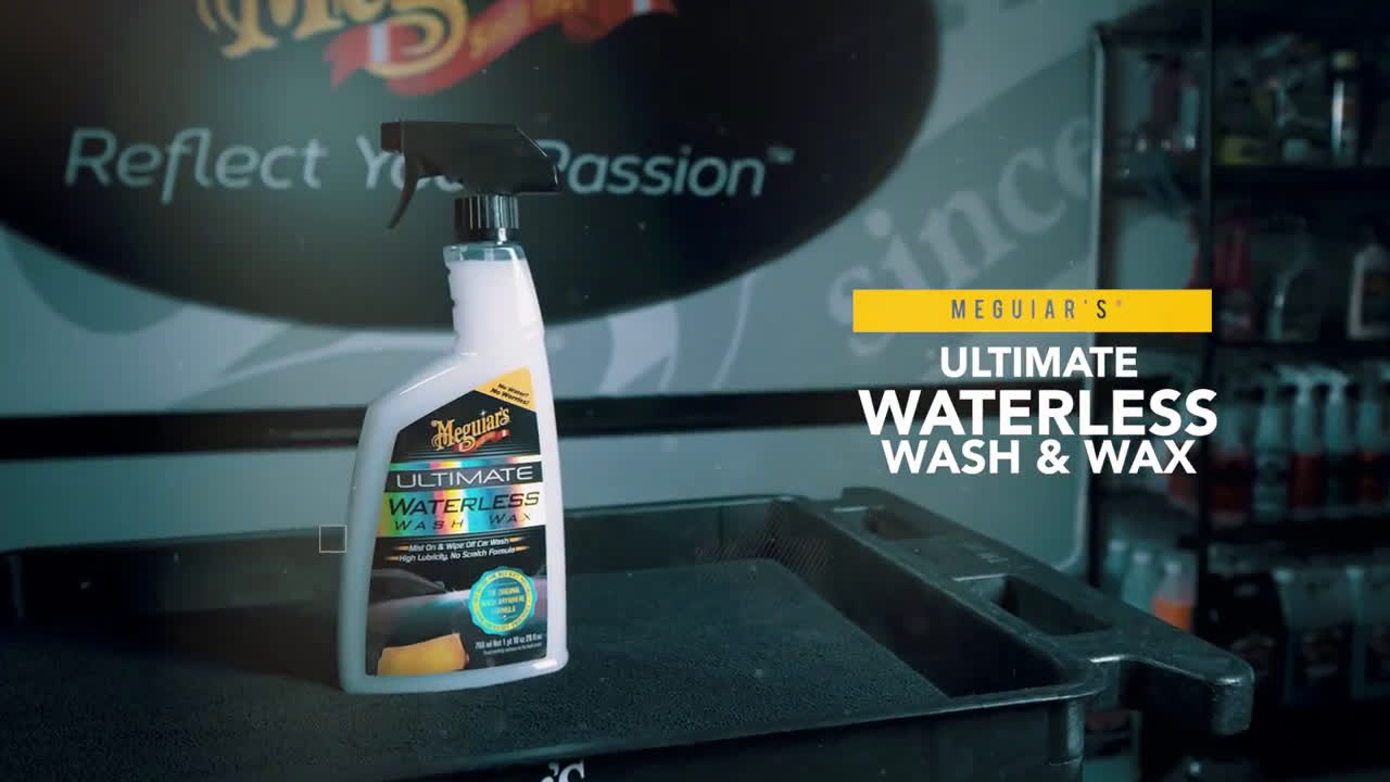  Ultimate Waterless Wash & Wax - G3626 - Mist On & Wipe Off Car Wash