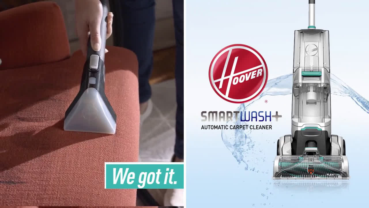 Hoover New Hoover® SmartWash™ Cleans Furniture Too! Ad Commercial on TV
