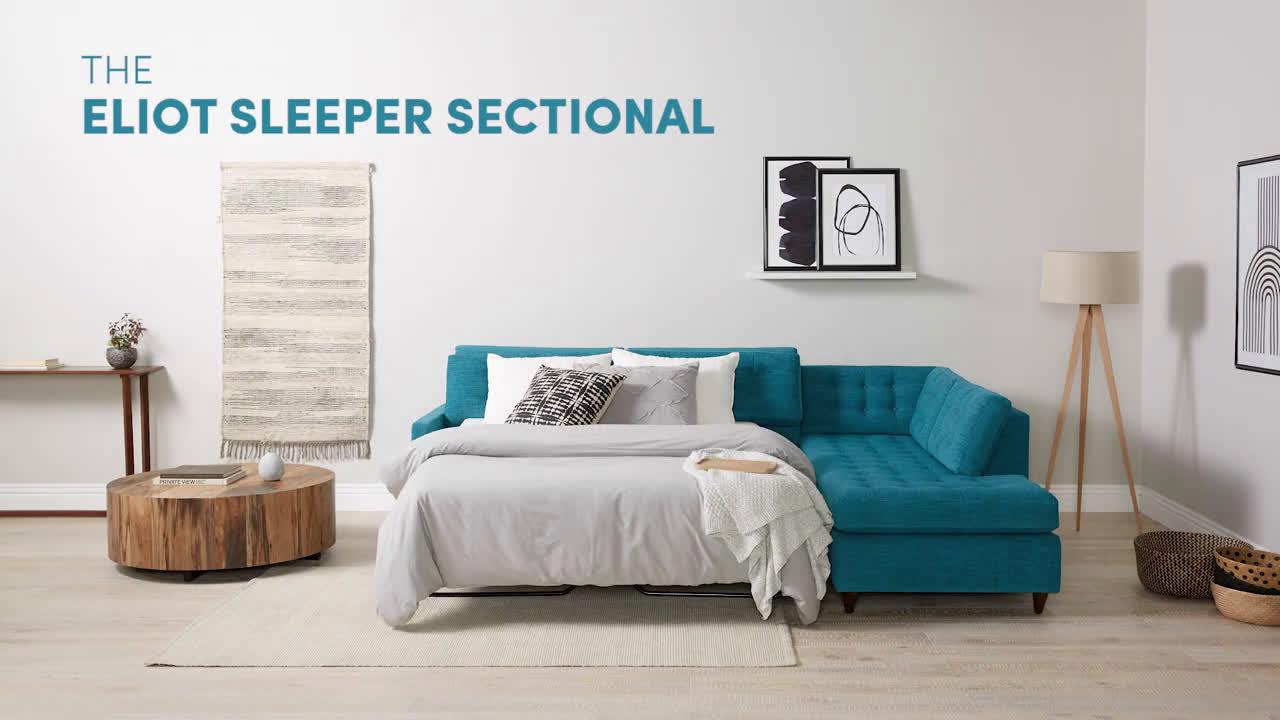 Joybird Eliot Sleeper Sectional from Joybird Ad Commercial on TV