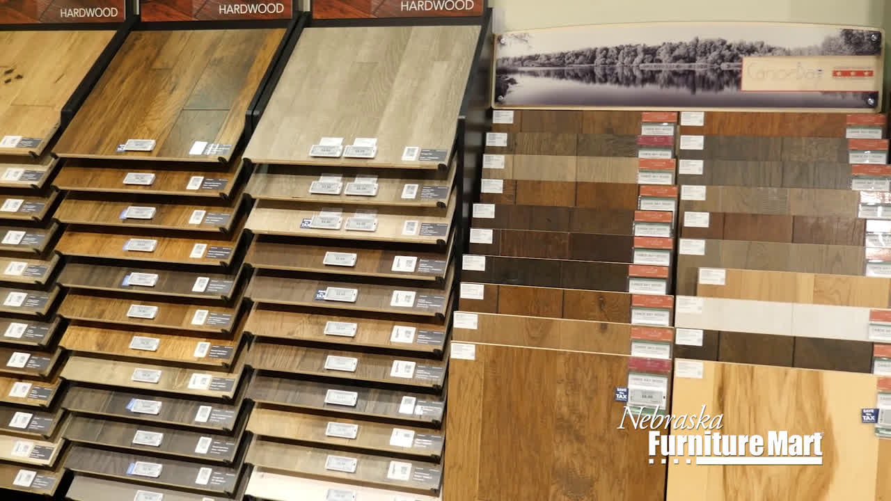 Nebraska Furniture Mart Hard Wood Flooring Selection Options At