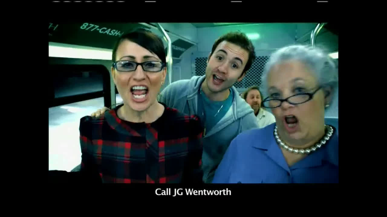J G Wentworth Bus Ad Commercial On Tv