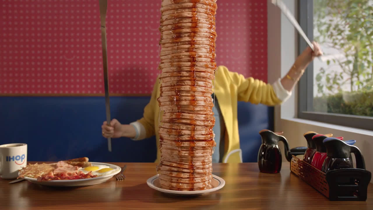IHop All You Can Eat Pancakes Ad Commercial on TV