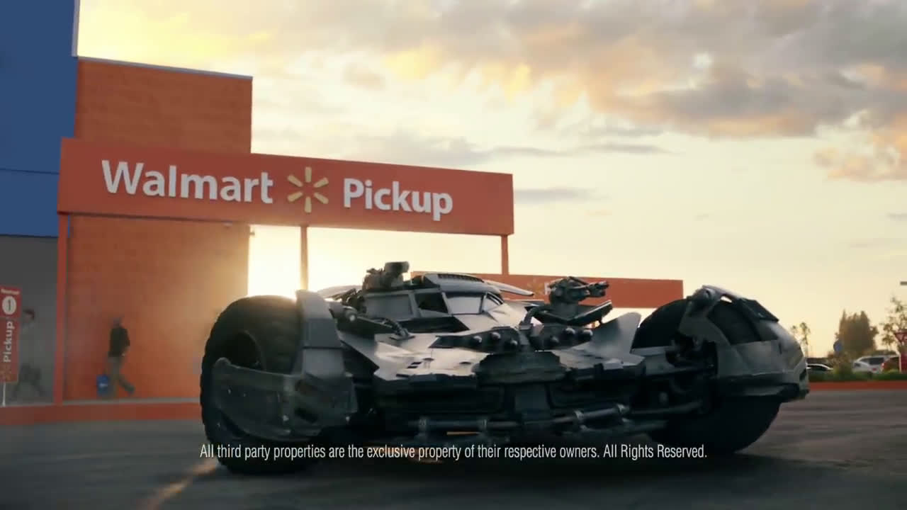 Walmart Famous Cars Batman Ad Commercial on TV