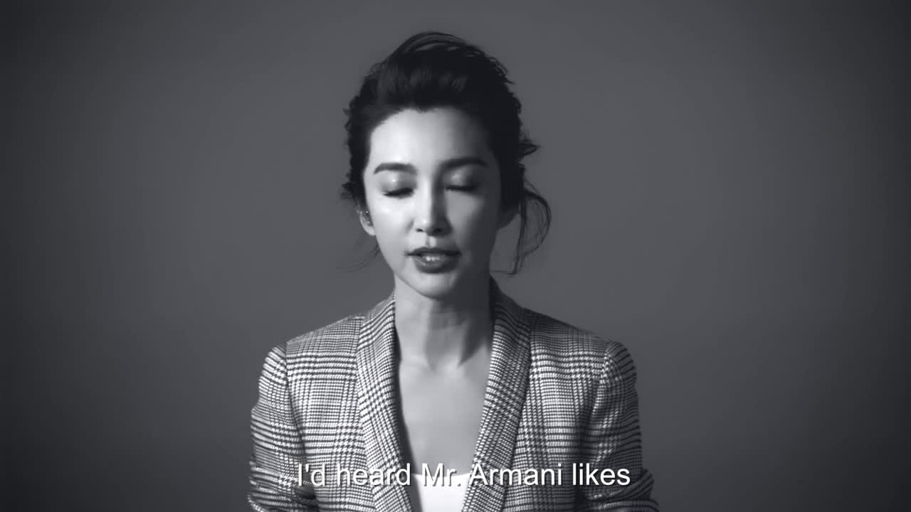  What is Armani for you? Li Bing Bing