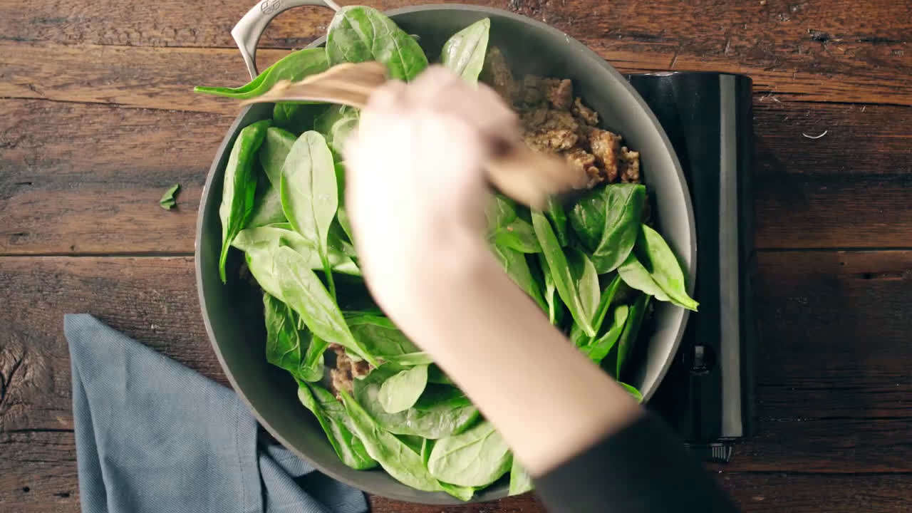  Recipe Starter: Asian Style Sesame Pork with Spinach & Rice