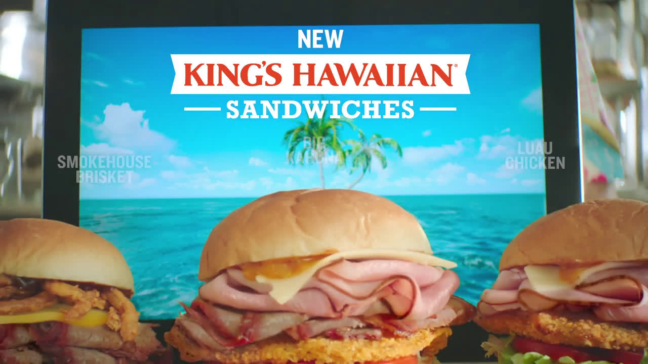 Arby's King's Hawaiian Ad Commercial on TV