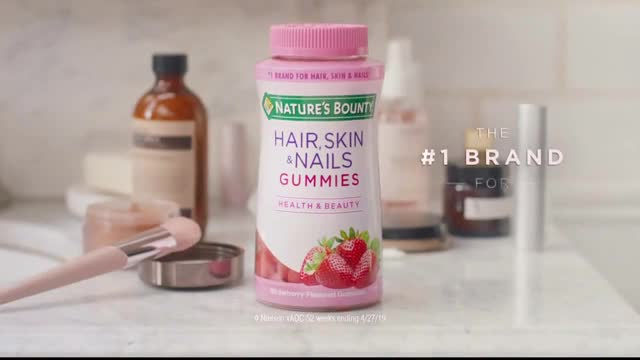 Natures Bounty Hair Skin Nails Gummies Ad Commercial On Tv