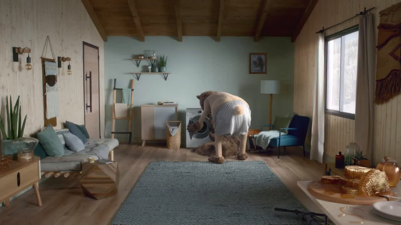  EcoBubble™ Washing Machine: Bear breaks into house