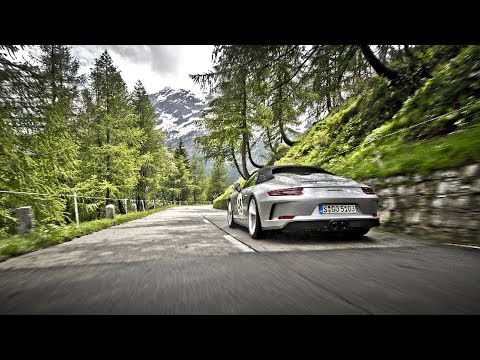  Classic and contemporary Porsche cars take on Gotthard Pass for Curves Magazine