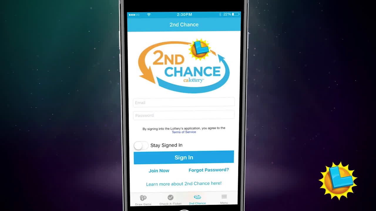 2nd chance superlotto app
