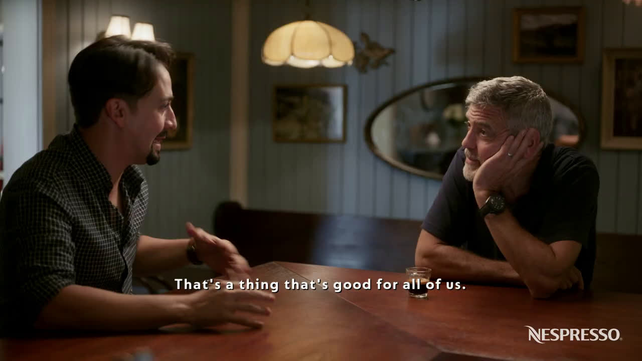 Nespresso Clooney When the Love of Coffee Goes Skin Deep Ad