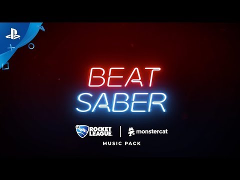  Beat Saber: Rocket League x Monstercat Music Pack - Release Trailer | PS4