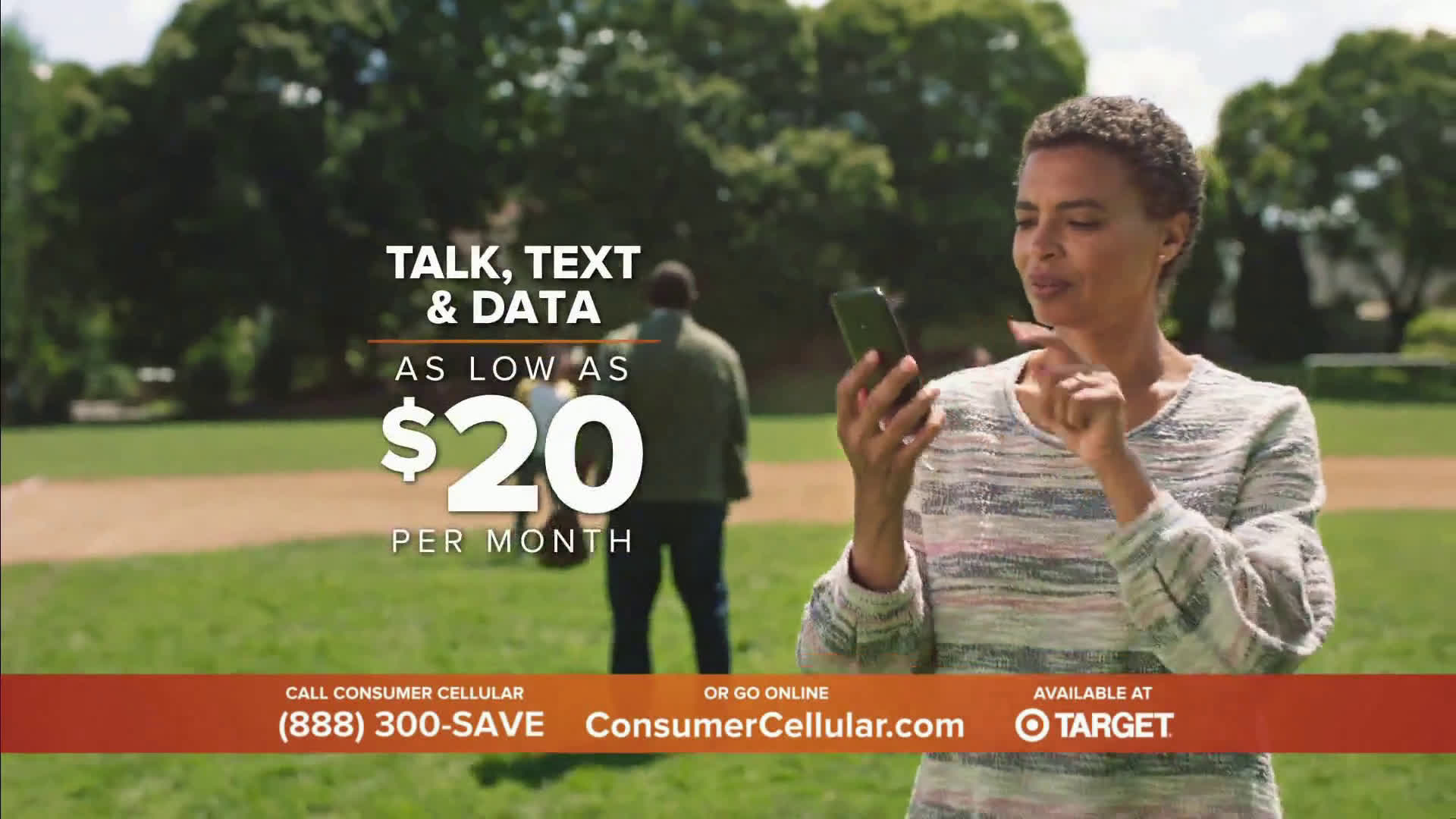 Consumer Cellular Perfect Baseball Glove Ad Commercial on TV