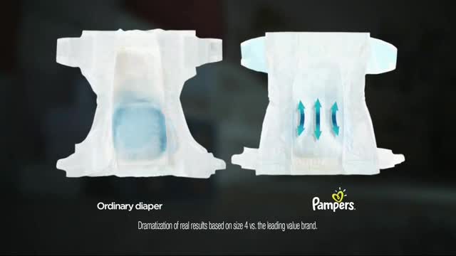 Pampers baby in the morning Ad Commercial on TV