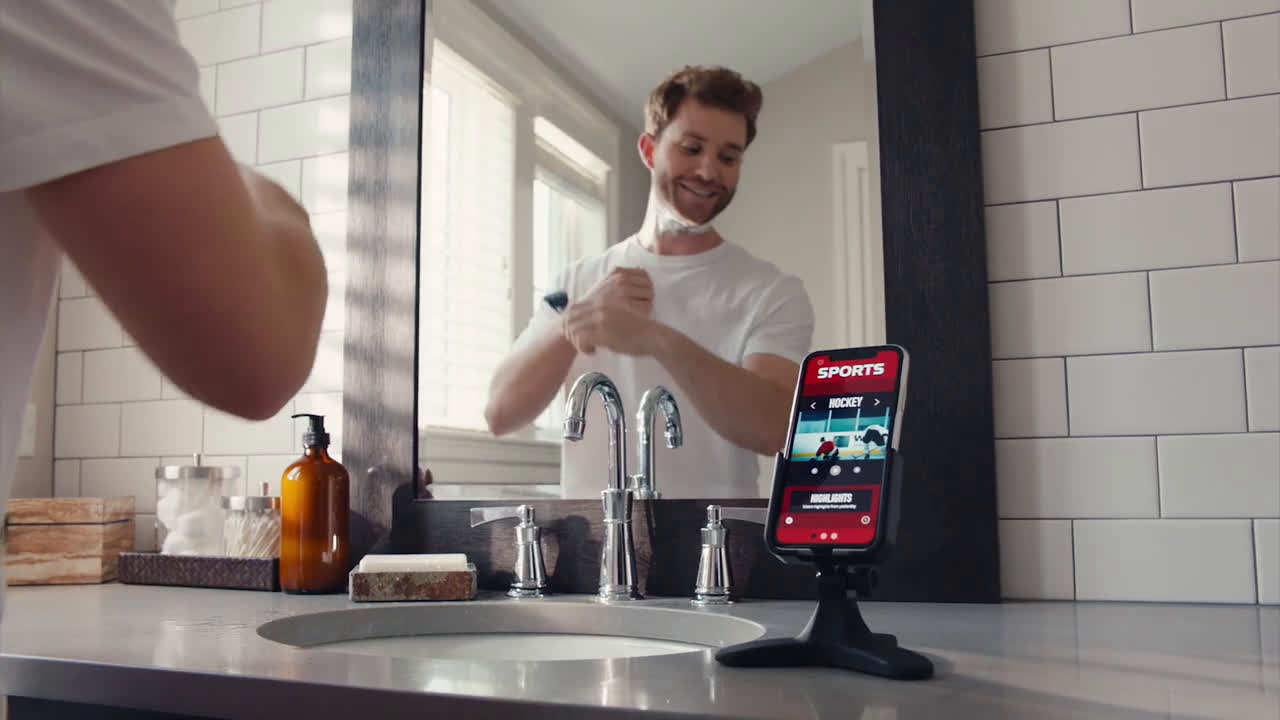 WeatherTech DeskFone™ Guy on the Go WeatherTech Ad Commercial on TV