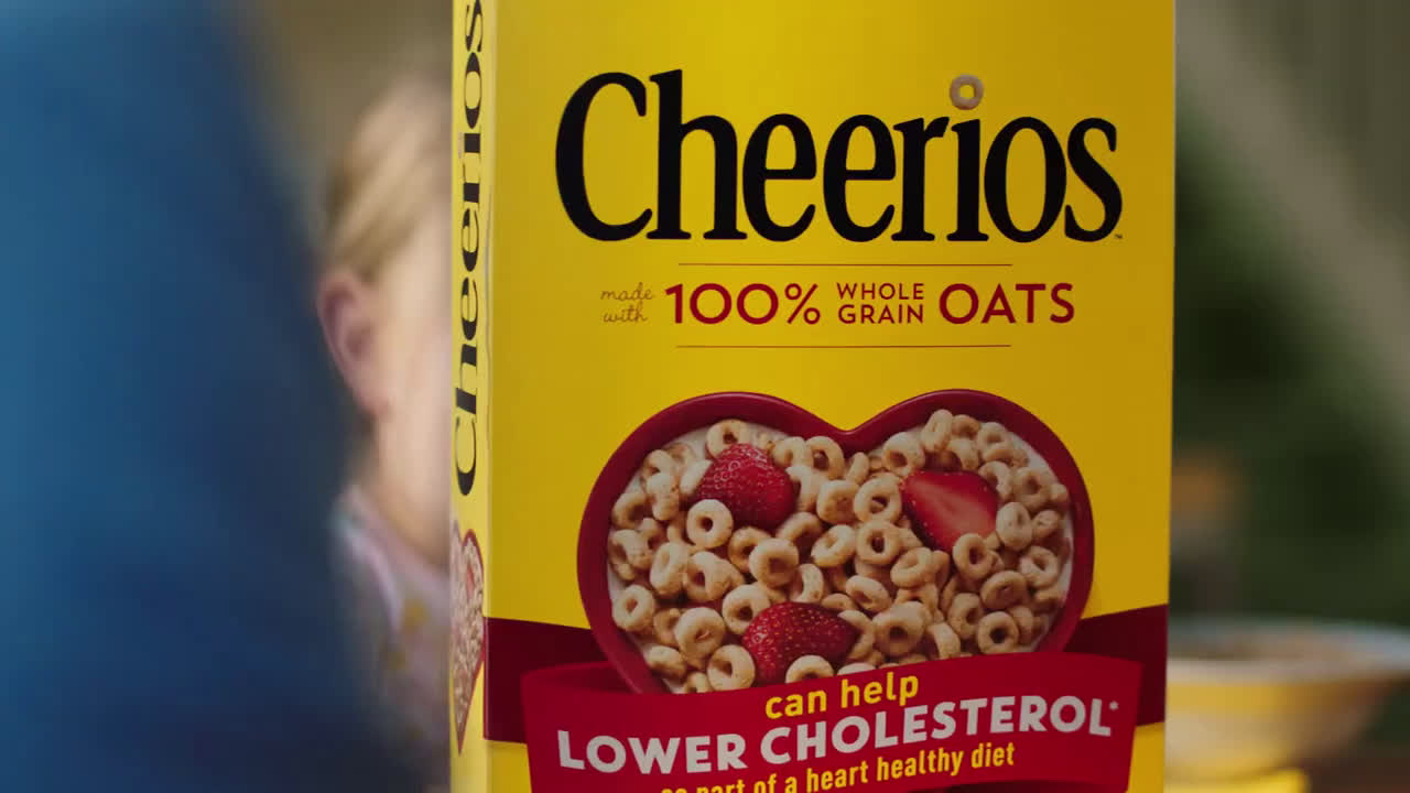 Cheerios help lower cholesterol Ad Commercial on TV
