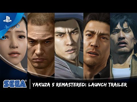  Yakuza 5 Remastered - Launch Trailer | PS4