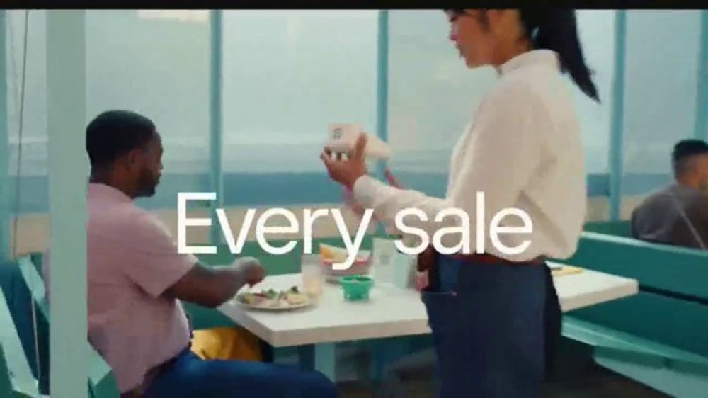 Who sings in the Square small business ad?