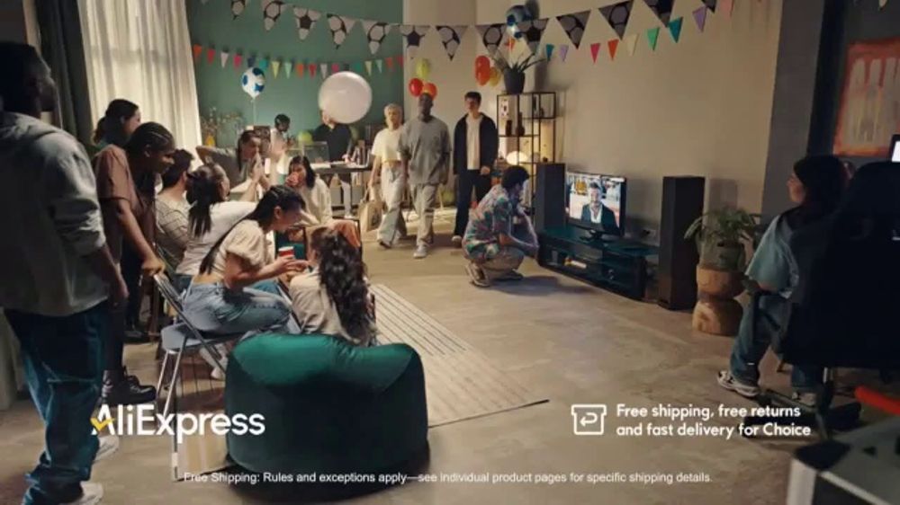 What is the song in the AliExpress global shopping commercial?