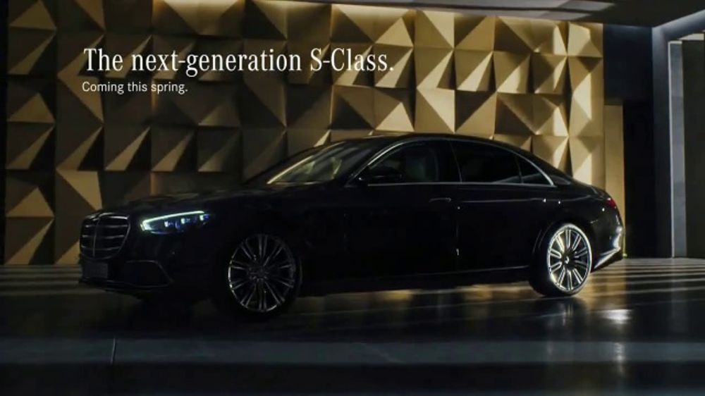 Who is the actor in the Mercedes-Benz S-Class ad?