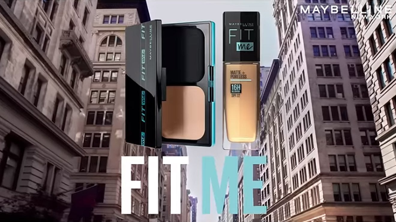 Who is the celebrity in the Maybelline New York 2026 "Fit Me" ad?