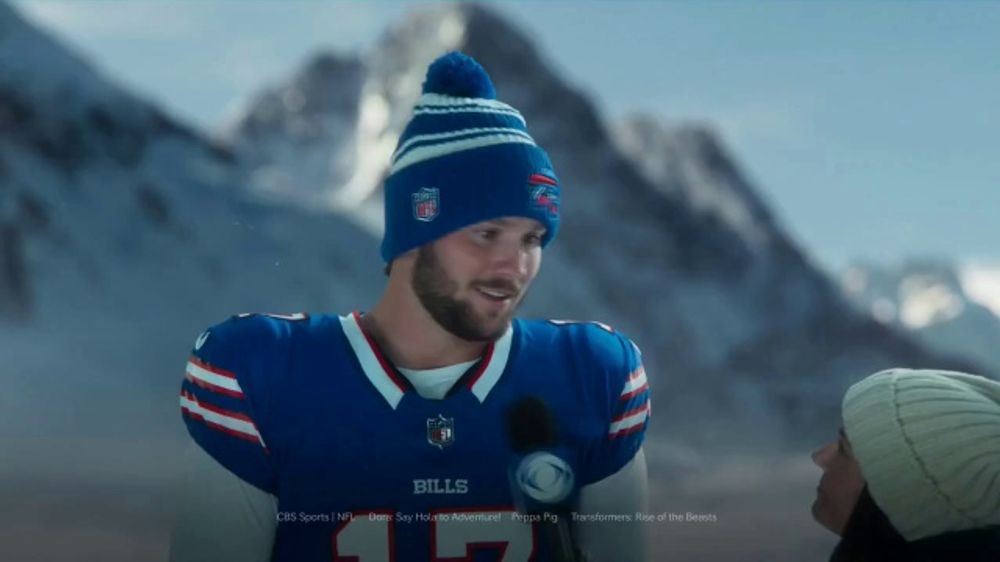 Who appears in the Paramount+ "A Mountain of Entertainment" commercial?