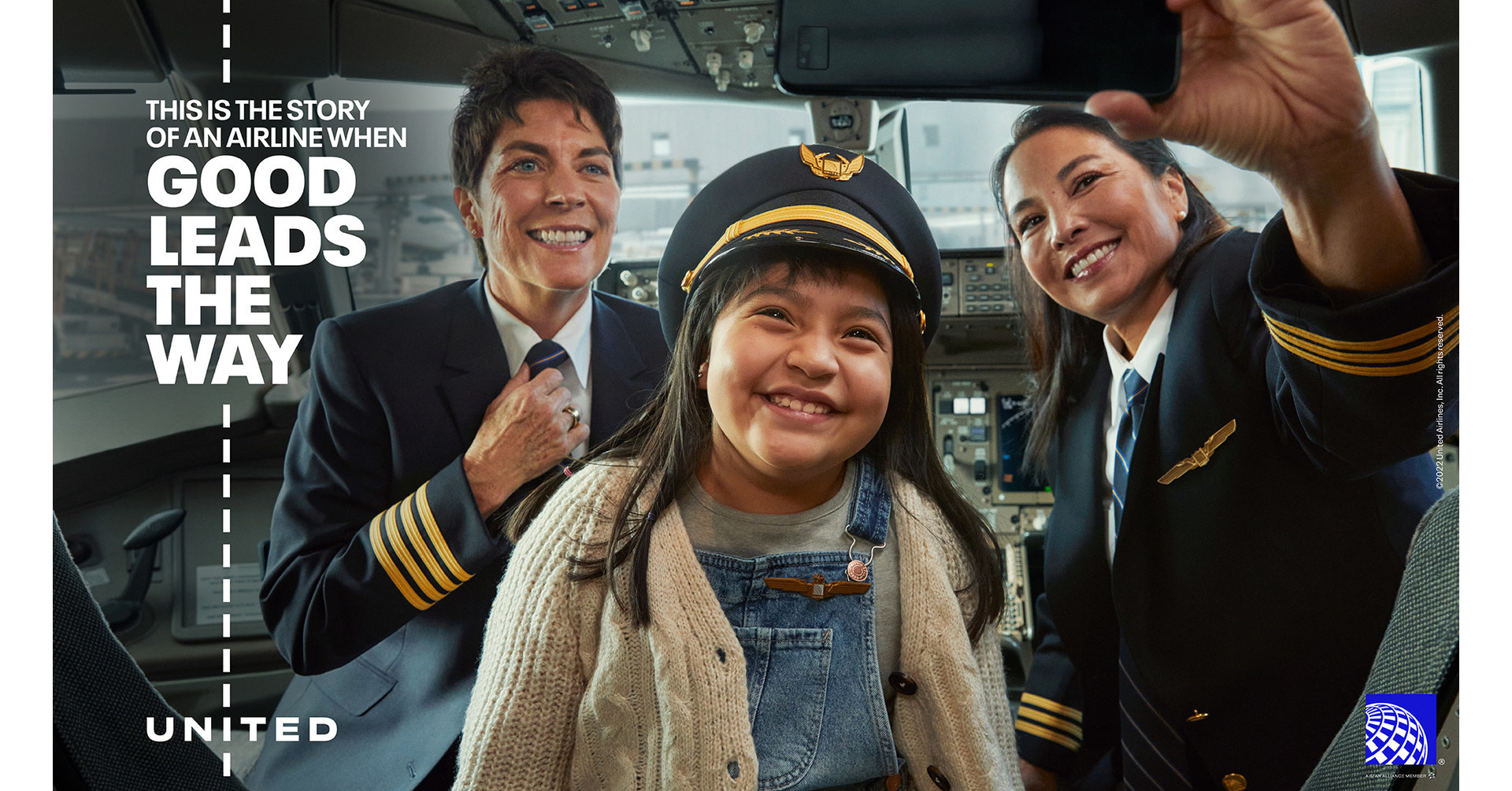 Where was the United Airlines Good Leads the Way commercial filmed?