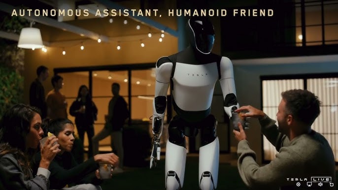 Meaning of the Tesla Optimus AI Companion commercial explained