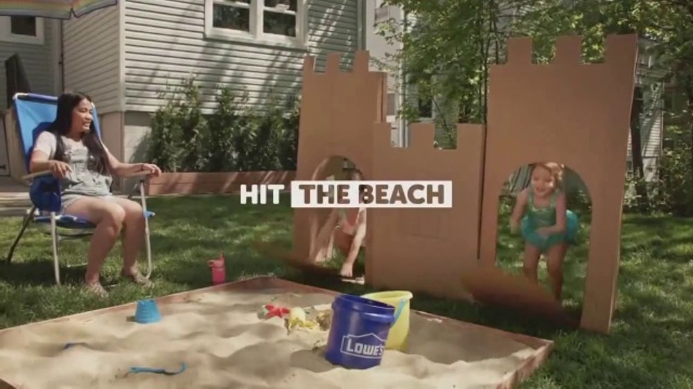 Who is the actor in the Lowe's Kickoff to Summer commercial?