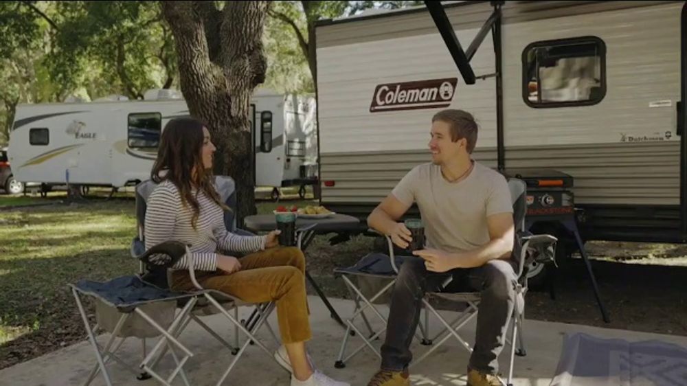 What is the background music in Coleman Camp Better ad?
