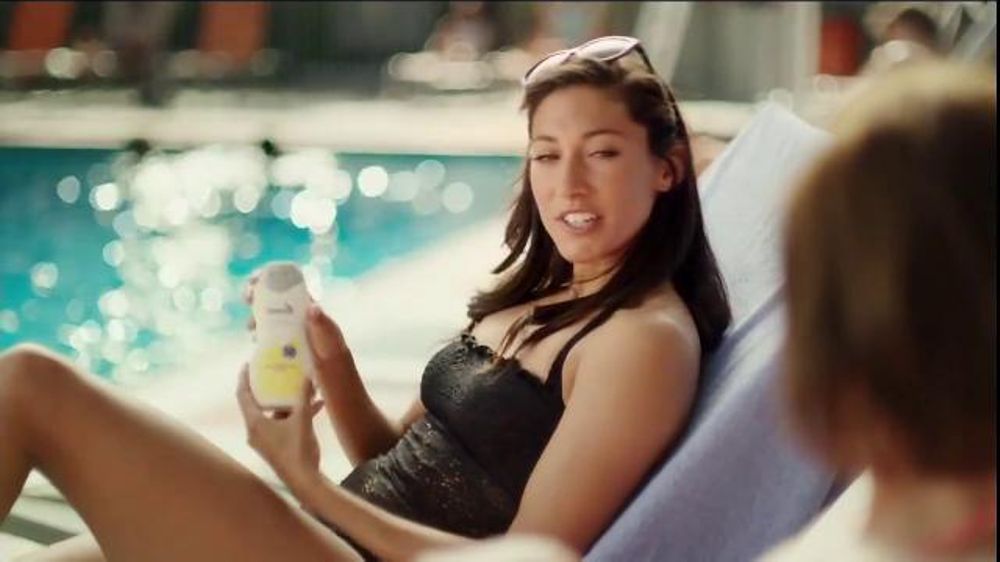 Who is the actress in the Coppertone Sun-Safe Summer ad?