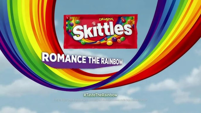Who is the actor in latest Skittles Taste the Rainbow ad?