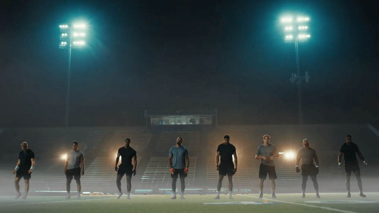What is the background music in the Microsoft AI Referee ad?